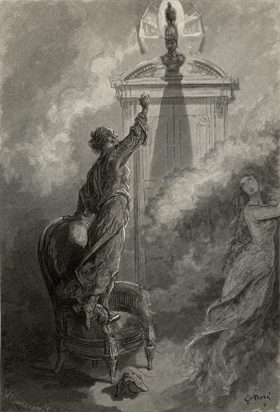 Edgar Allan Poe’s ‘The Raven’ Illustrated by Paul Gustave ...